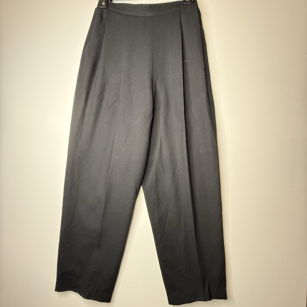 Vintage JH Collectibles Pants 100% Wool Women's 6 Black Dress Pants